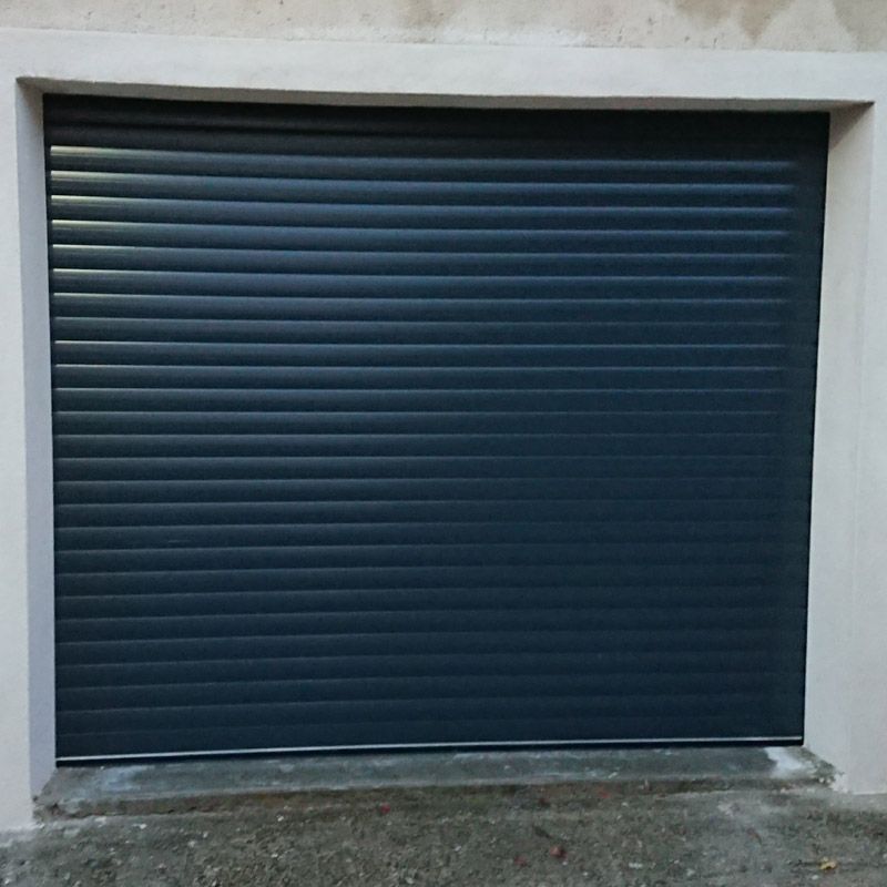 Porte de garage enroulable lames de 55 ALU