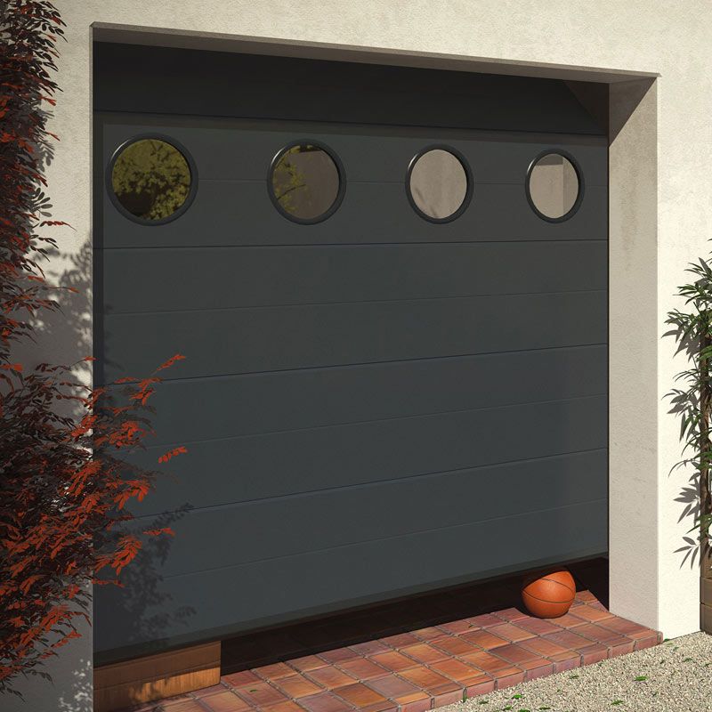 Porte de garage sectionnelle à panneaux
